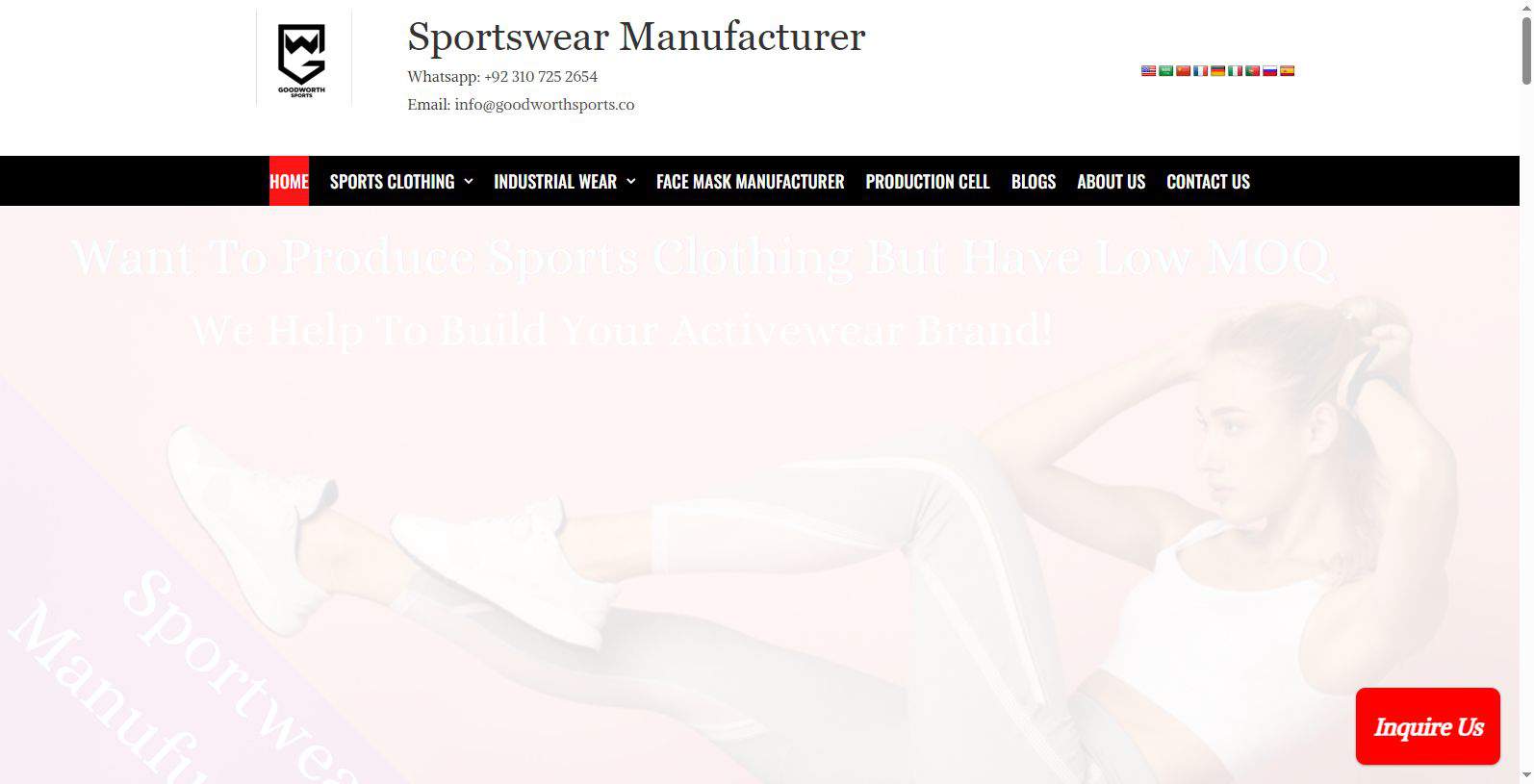 Goodworthsports-custom puffer jacket manufacturer