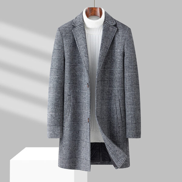 Winter Wool Tailored Collar Men's Coats