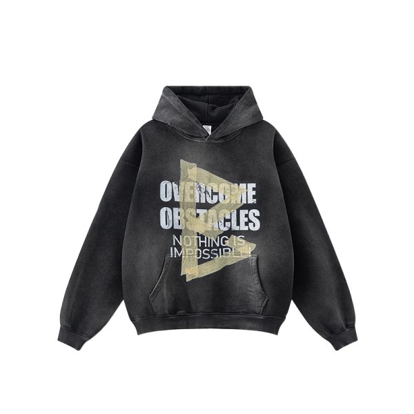 Custom Logo Heavyweight Cotton Men's Graphic Hoodies