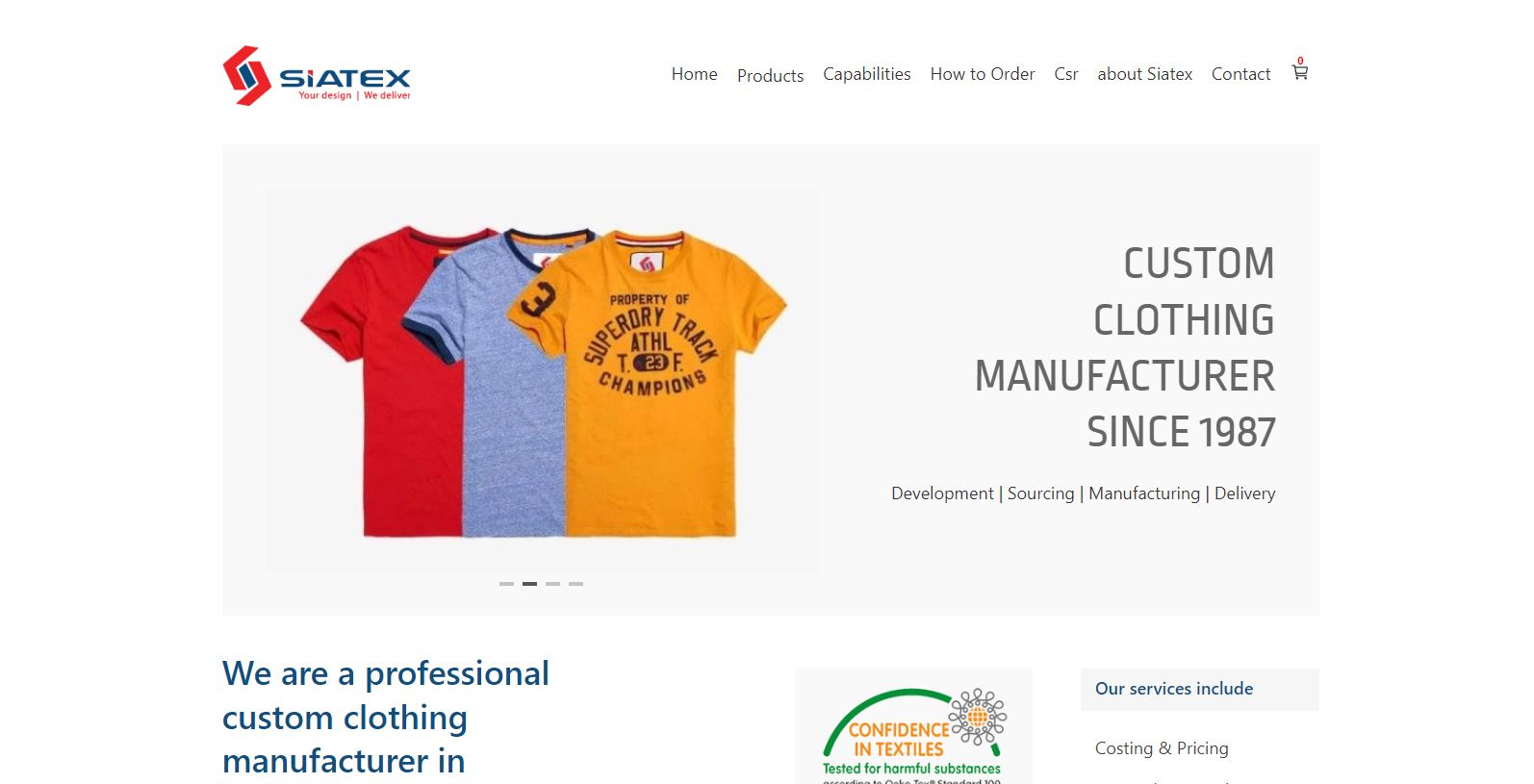 Siatex-low cost clothing manufacturer