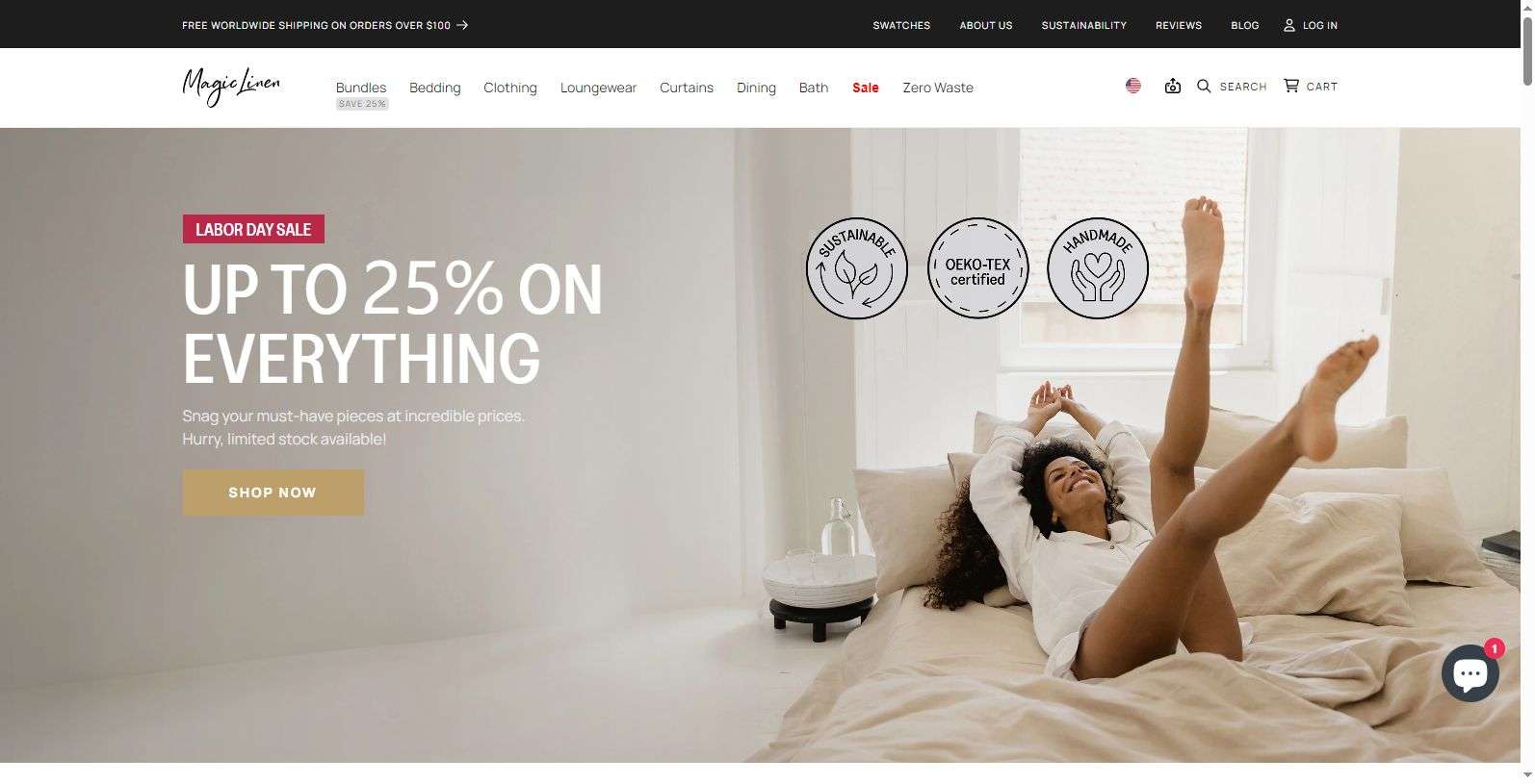 MagicLinen-sustainable clothing companies
