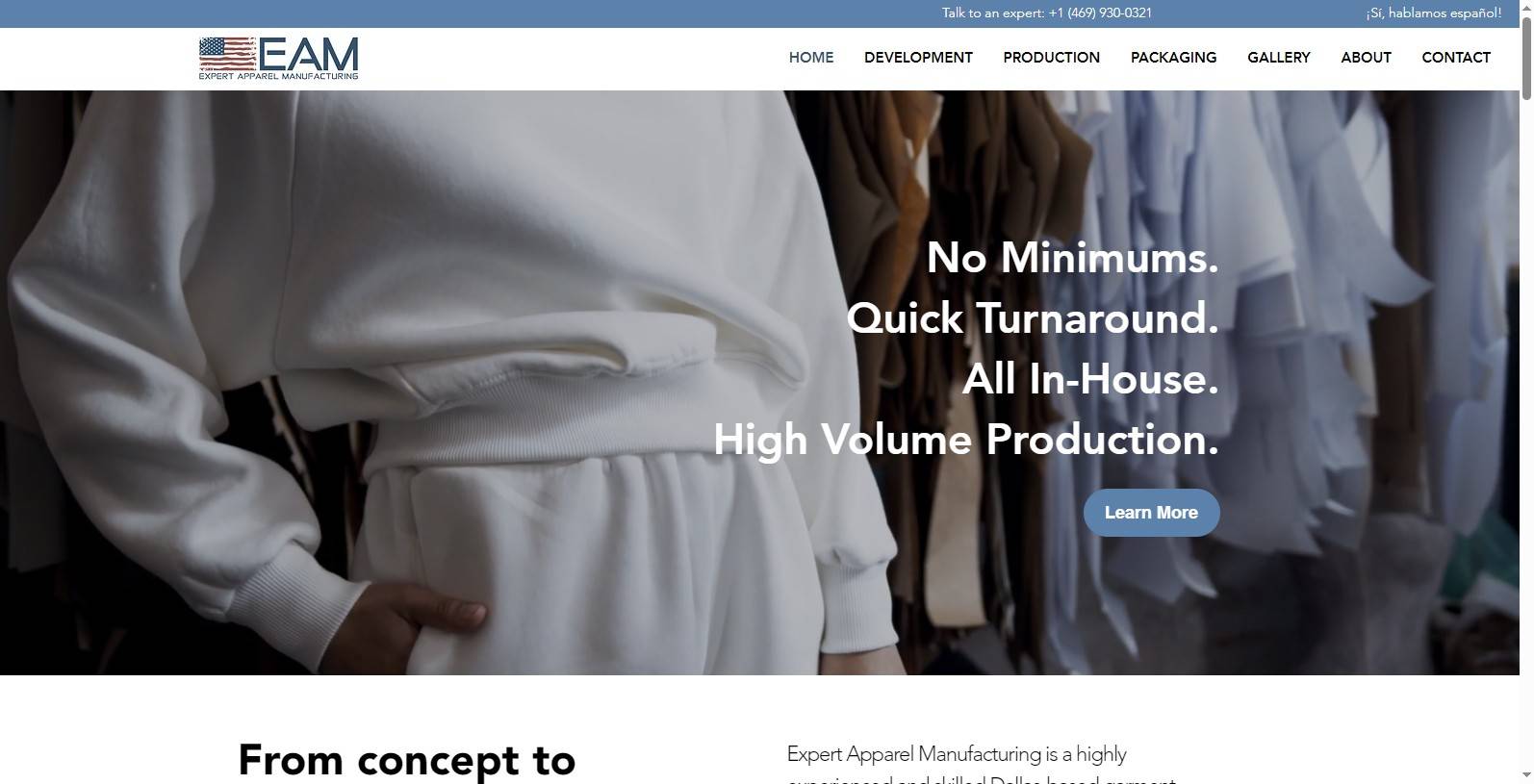 EAM Texas Manufacturing-clothing manufacturers in dallas