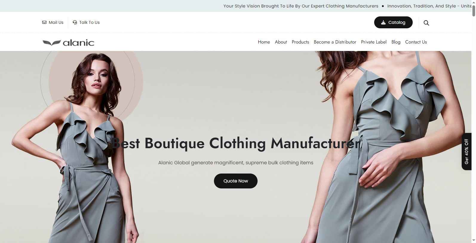 Alanic Global-best women's clothing manufacturers