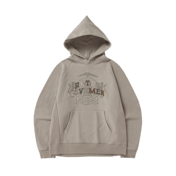 Cotton Custom Oversized Men's Embroidery Hoodie