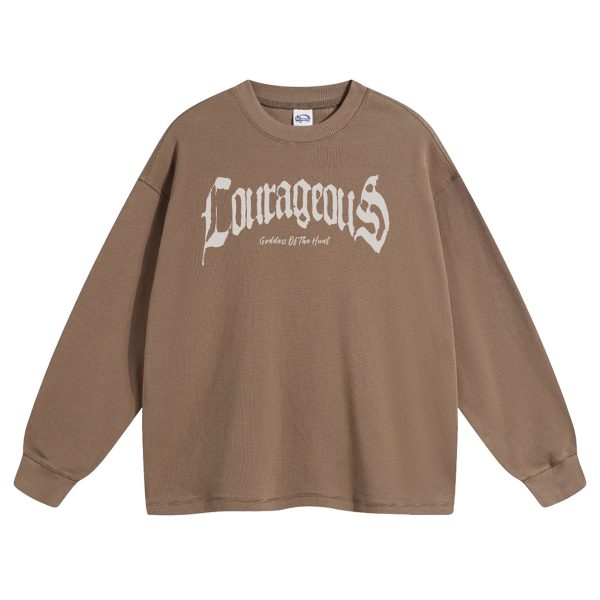 Winter Acid Wash Round Neck Cotton Hoodies