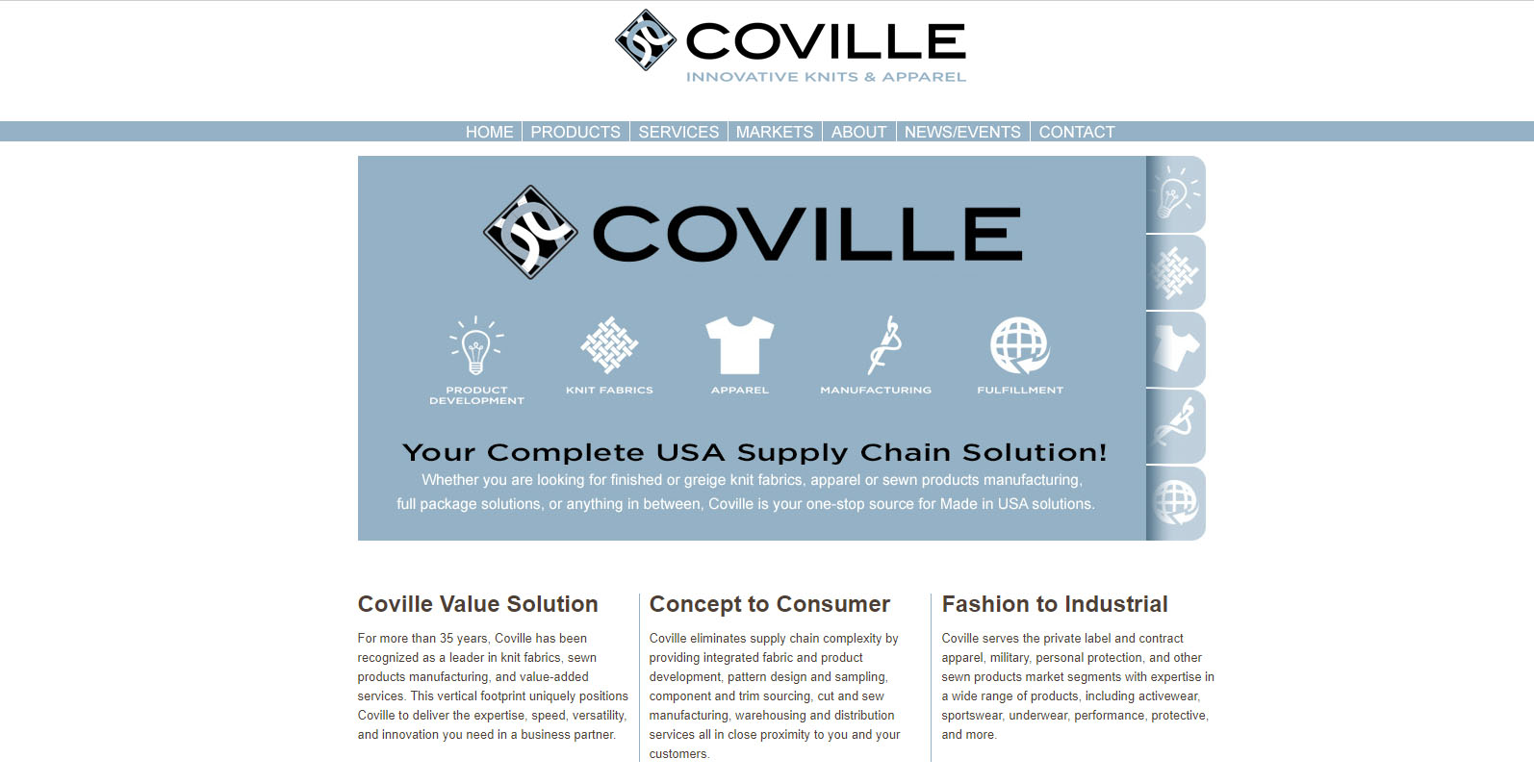 Coville, Inc.-clothing manufacturers in nc