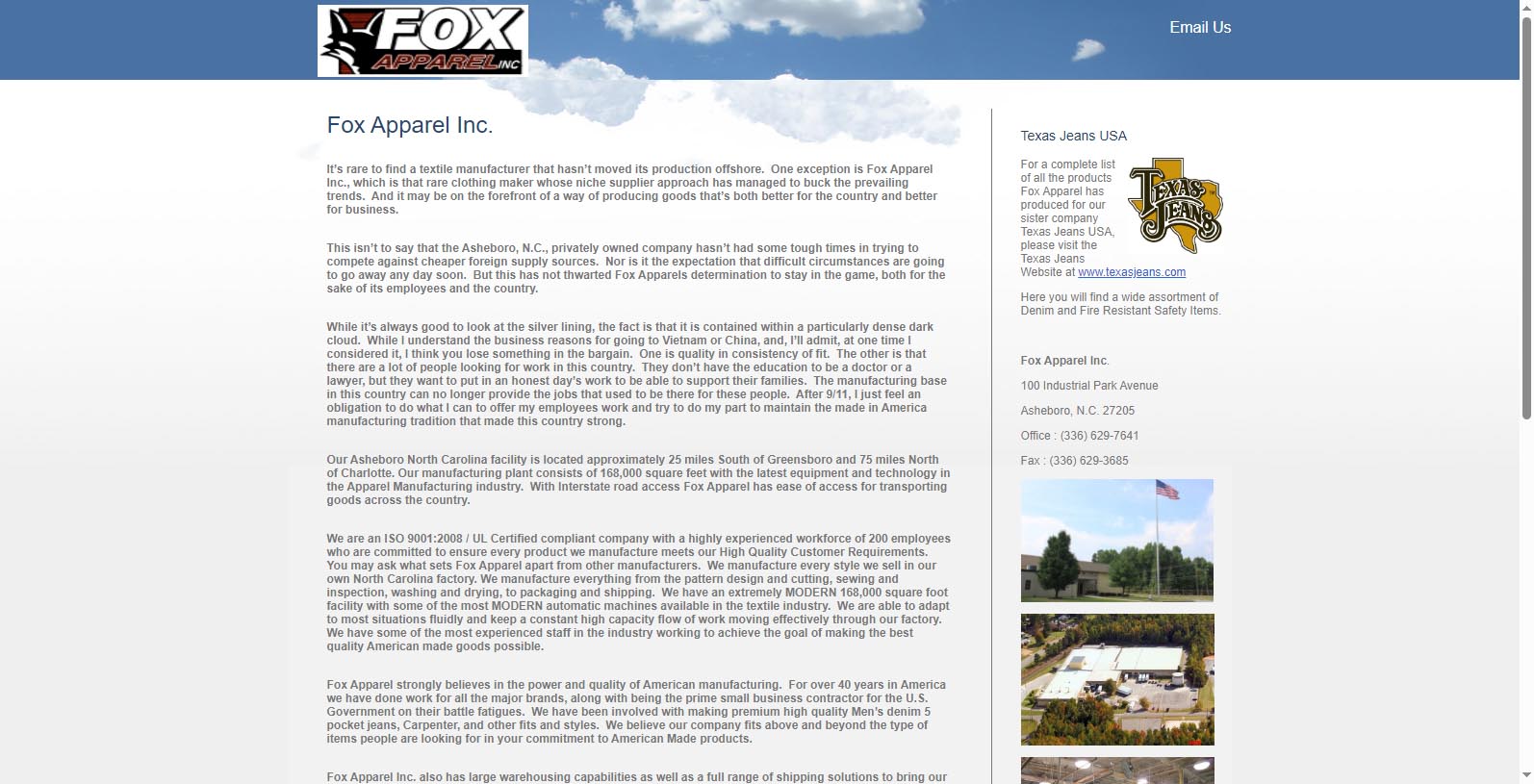 Fox Apparel-clothing manufacturers in nc