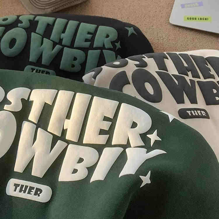 Wholesale Customized OEM High Quality Puff Printing Hoodies