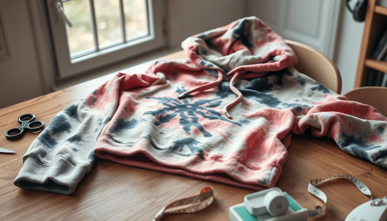 how to crop hoodie