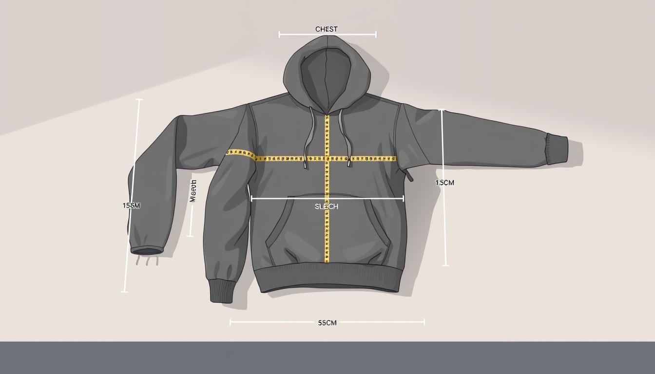 how to measure hoodies