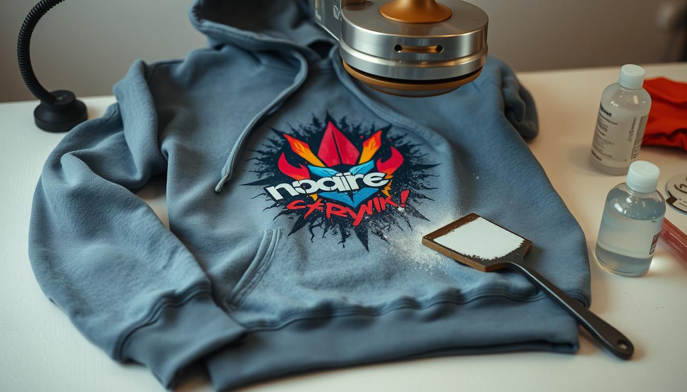 how to remove print from a hoodie