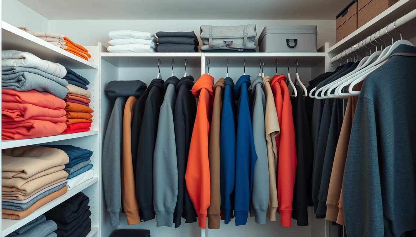 how to store hoodies
