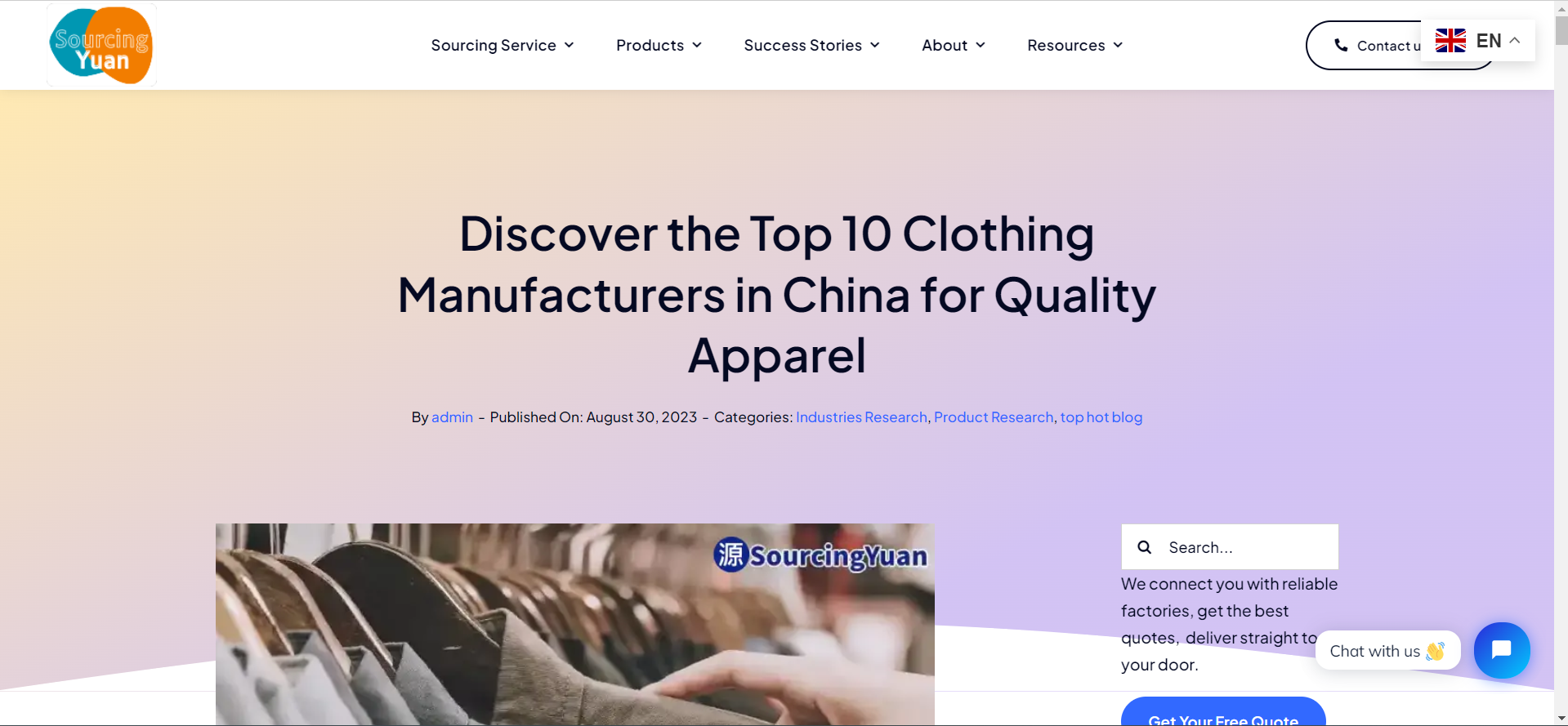 SourcingYuan: Your Trusted Sourcing Partner