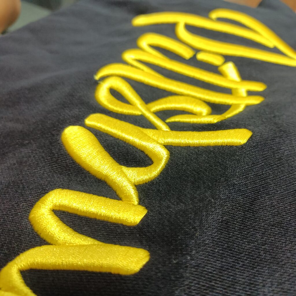 3D Puff Embroidery