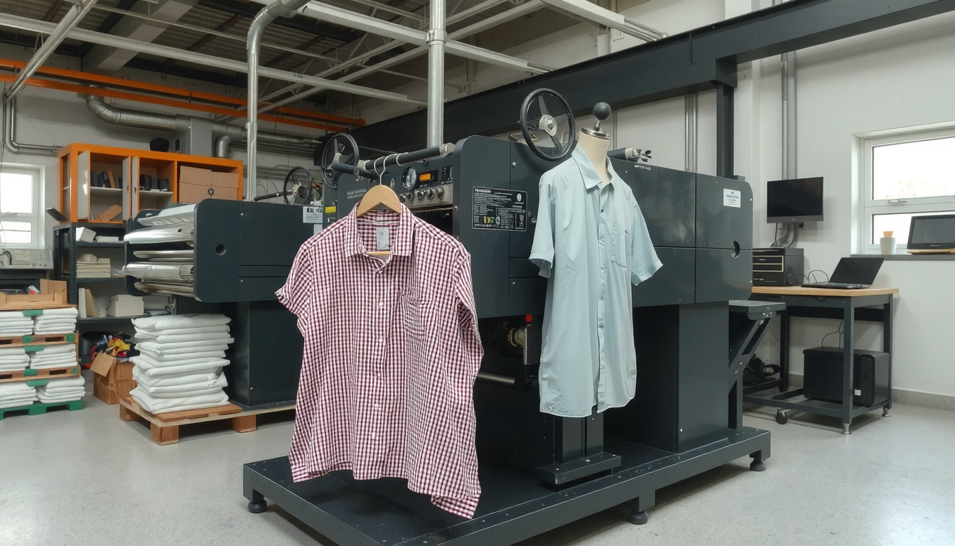 printing machine for clothing