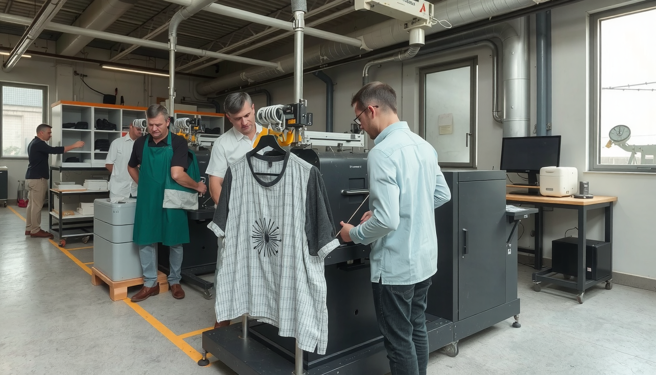 screen print machine for clothing