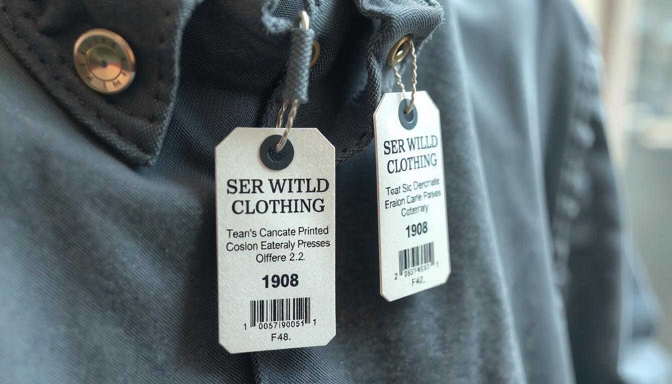 custom printed clothing tags
