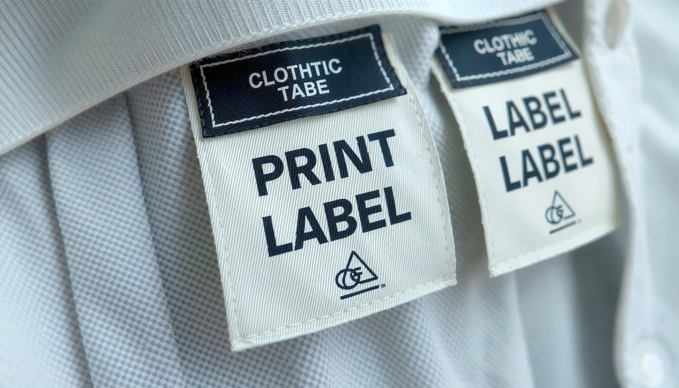 print clothing labels