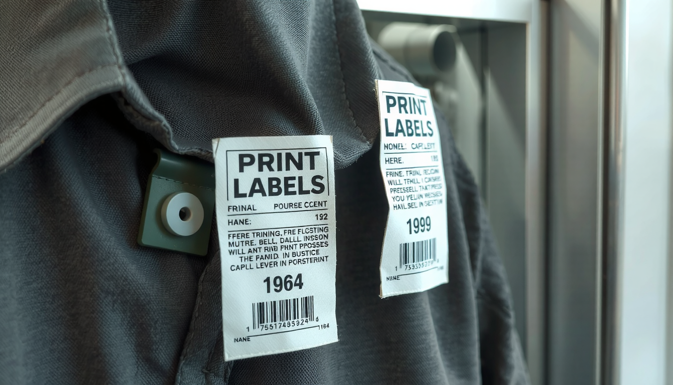 Method 2: Choosing a Professional Clothing Label Printing Service