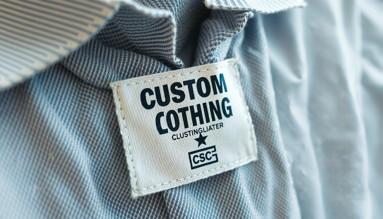 custom printed clothing labels