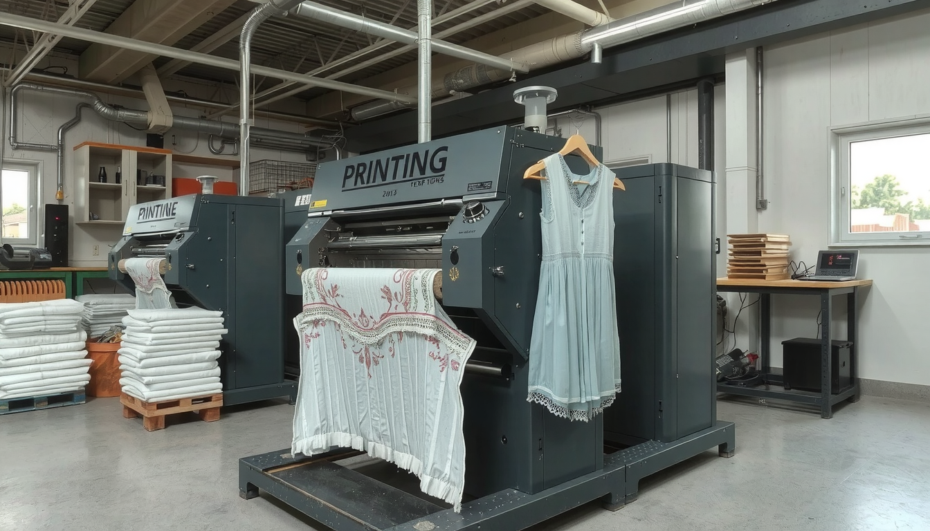 cloth printing machine
