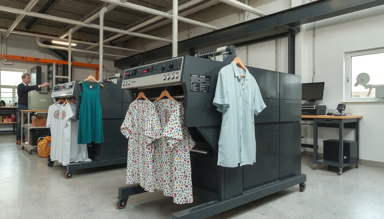 design printing machine for clothes