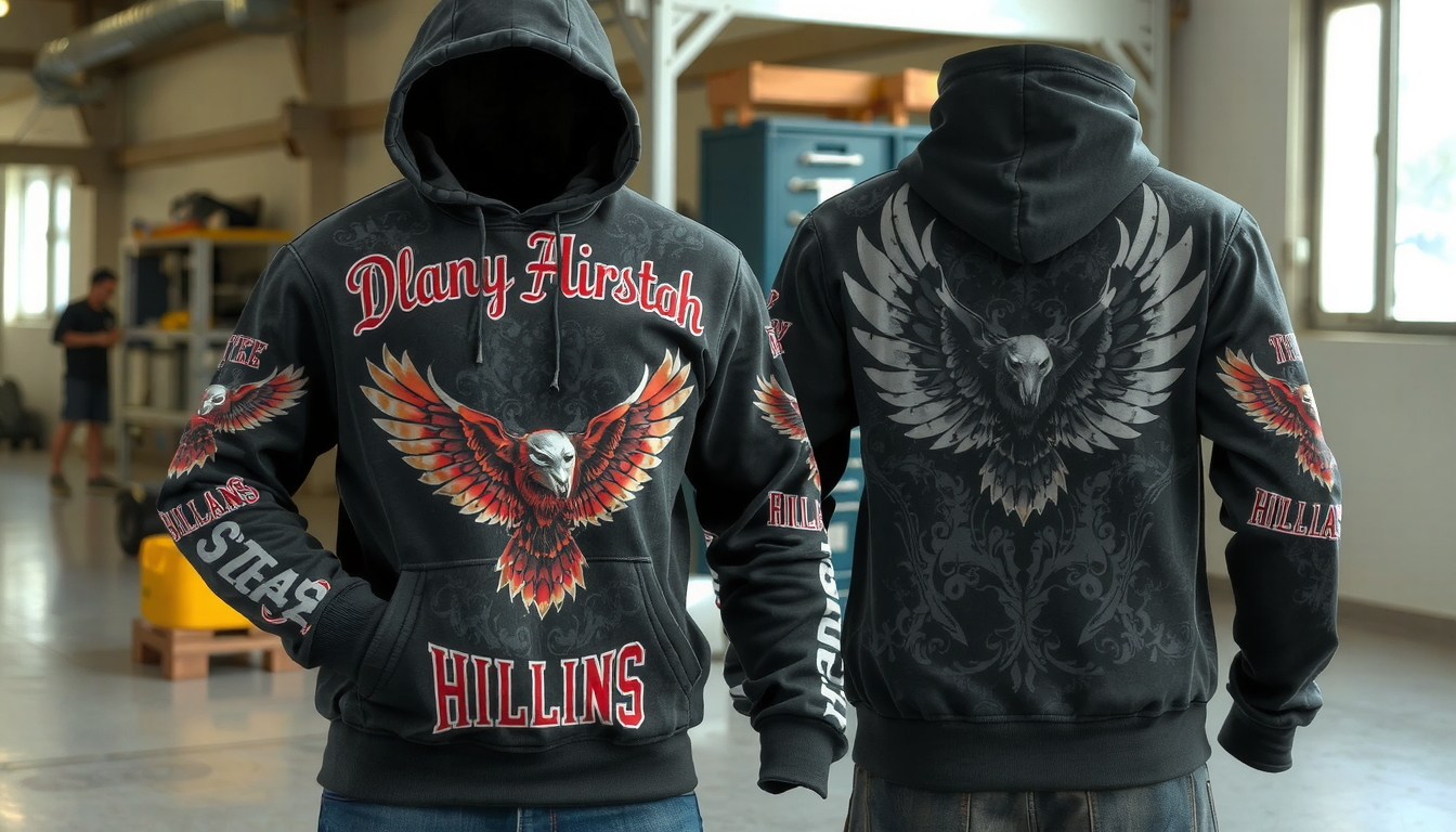 custom airbrush hoodies