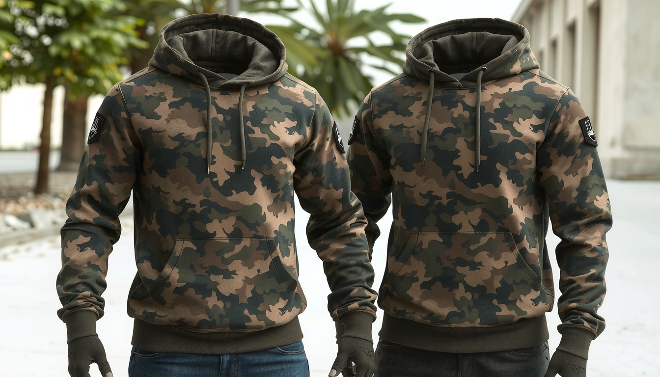 Features of a High-Quality Custom Camo Hoodie