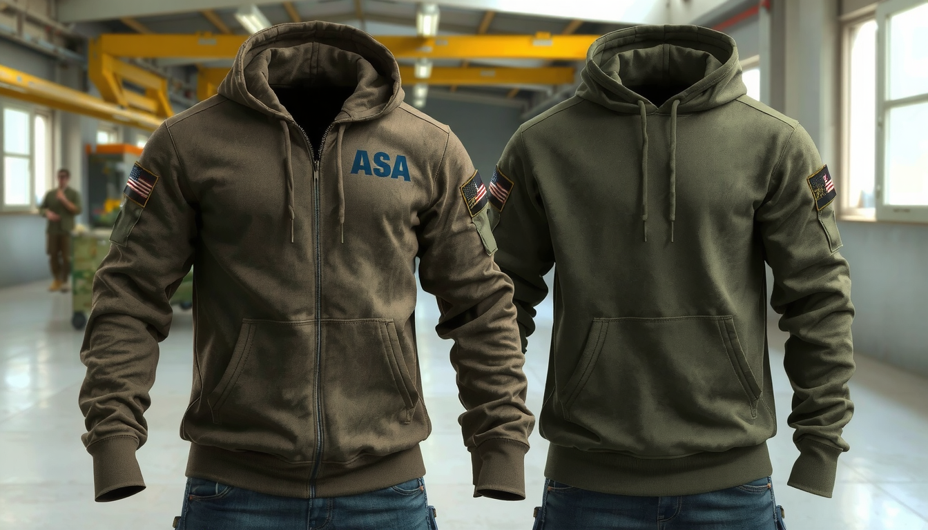 custom military hoodies