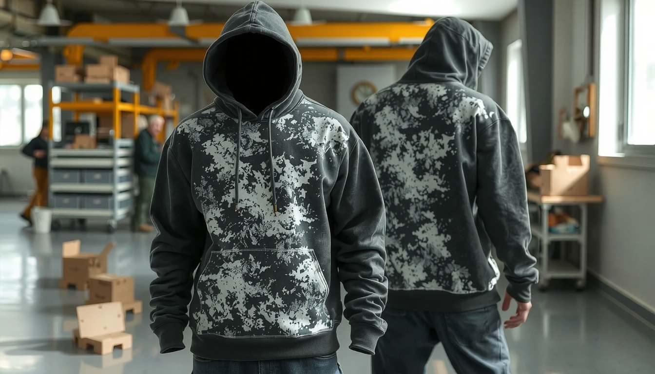 custom puff print hoodie