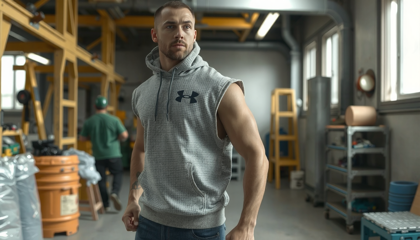 custom sleeveless hoodie