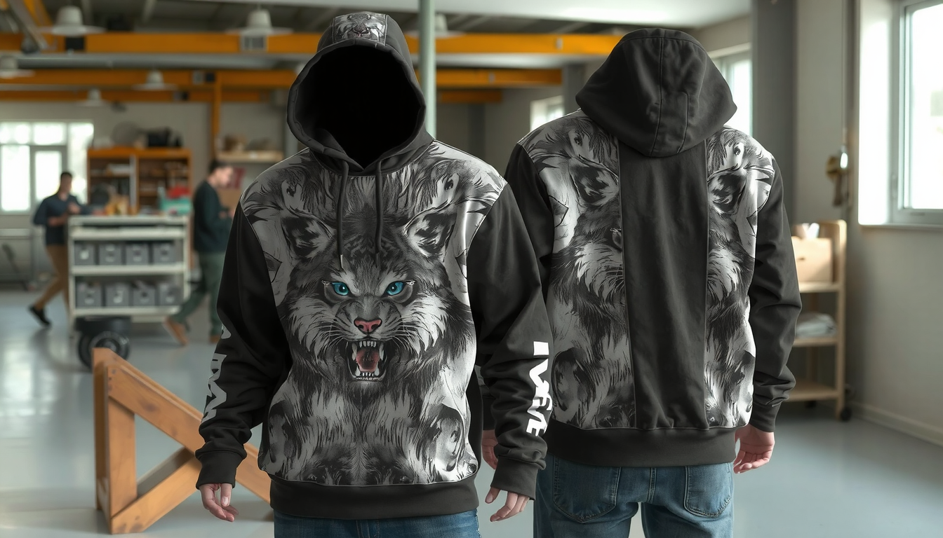 custom sublimated hoodie