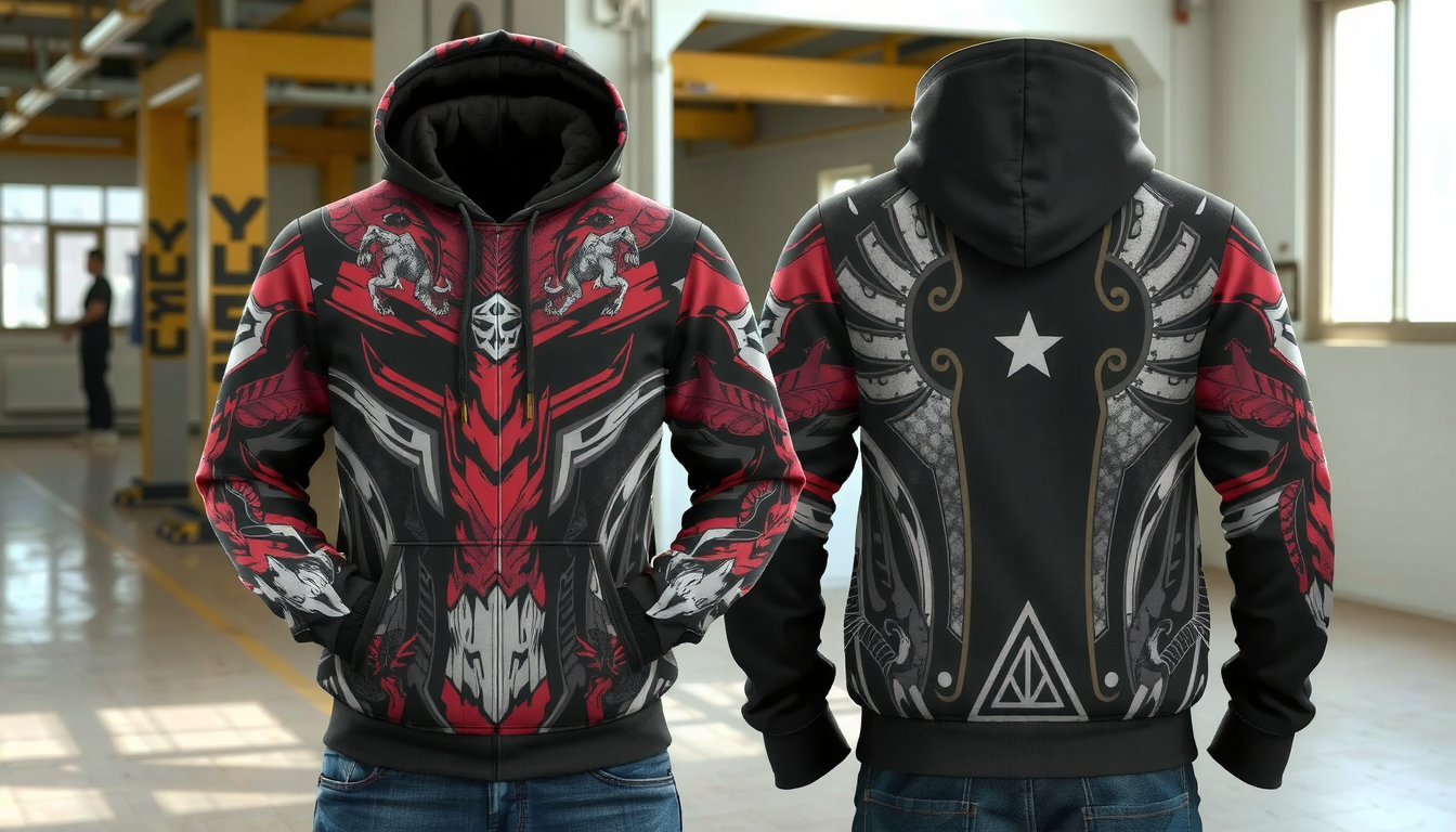 custom sublimated hoodies