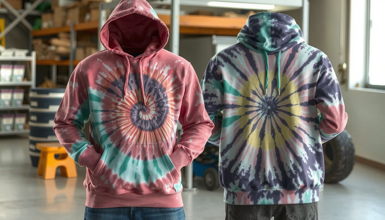 custom tie dye hoodies