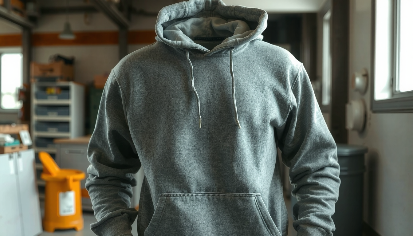 custom washed hoodie