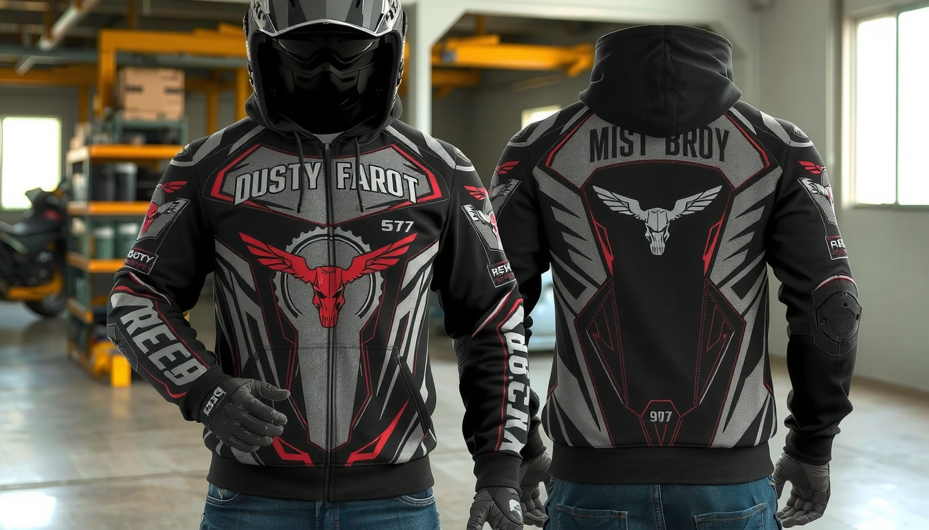 dirt bike hoodies custom