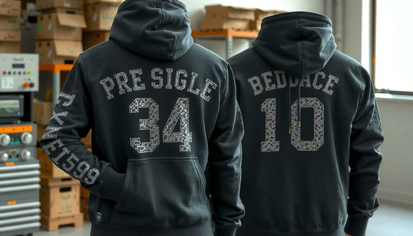 custom bedazzled hoodies