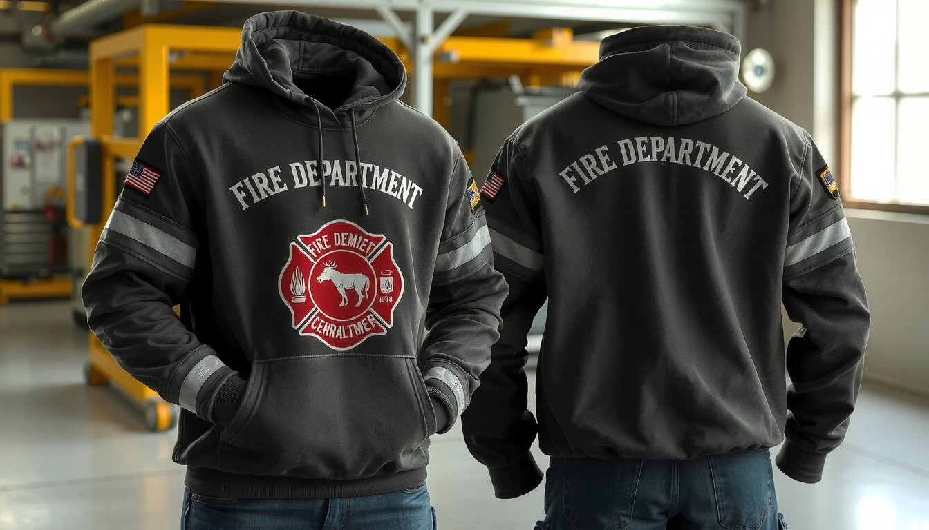 custom fire department hoodies