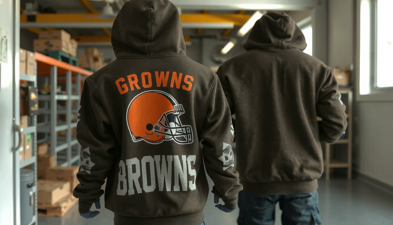 custom browns hoodie