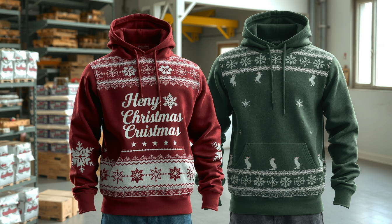 custom christmas hoodies