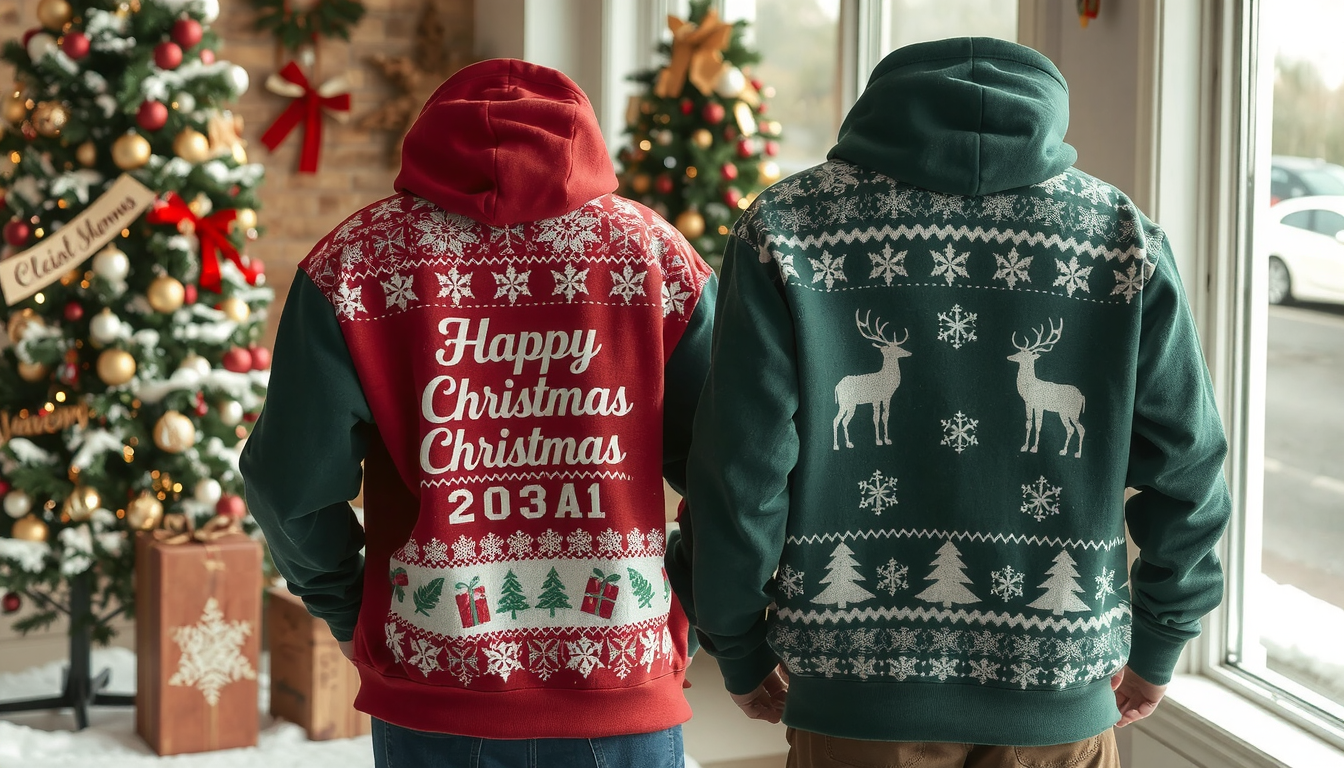 Fun Design Ideas for Your Custom Christmas Hoodies