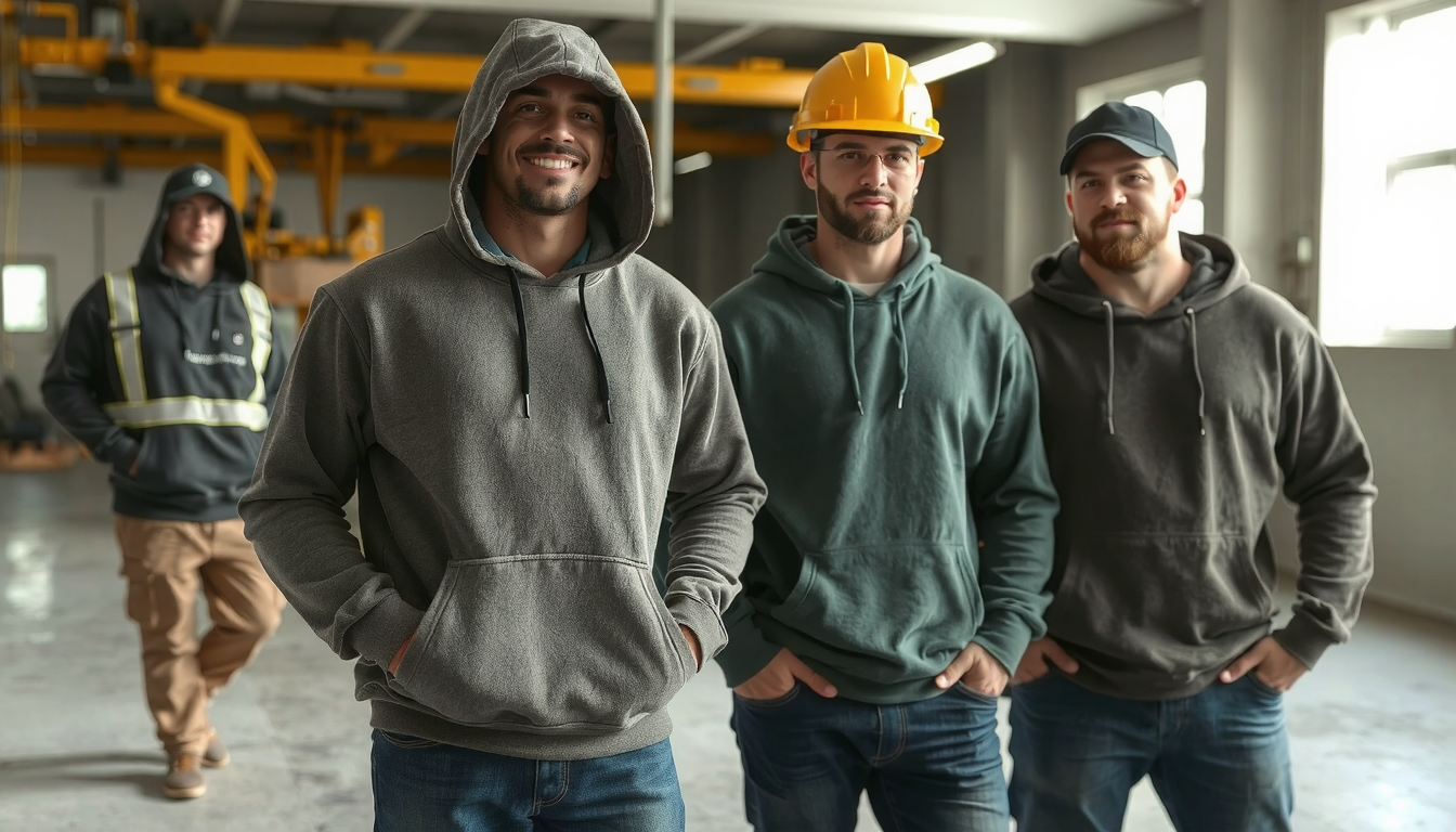 A Guide to Customization Methods for Construction Hoodies