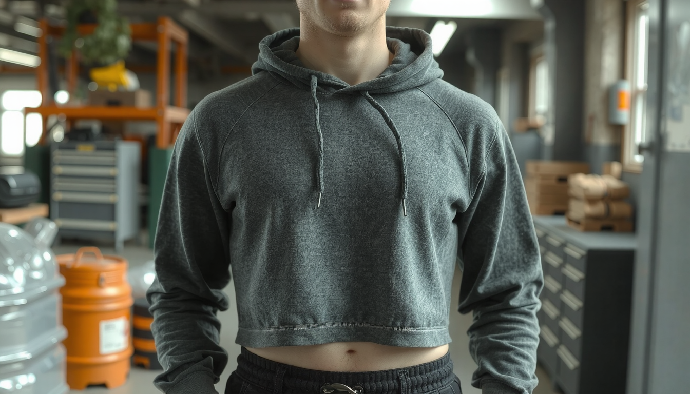 custom crop top hoodie