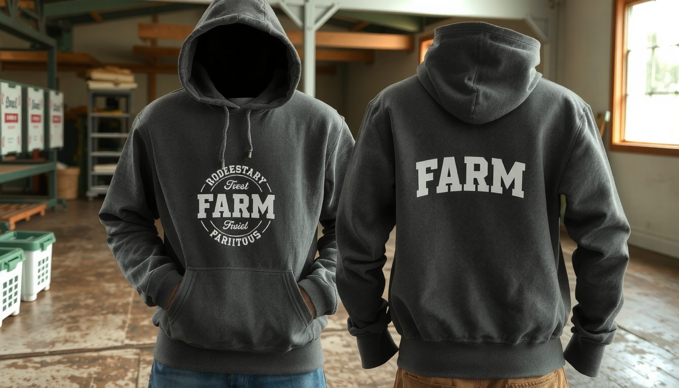 custom farm hoodies