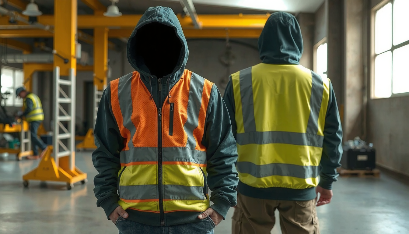 custom high vis hoodie