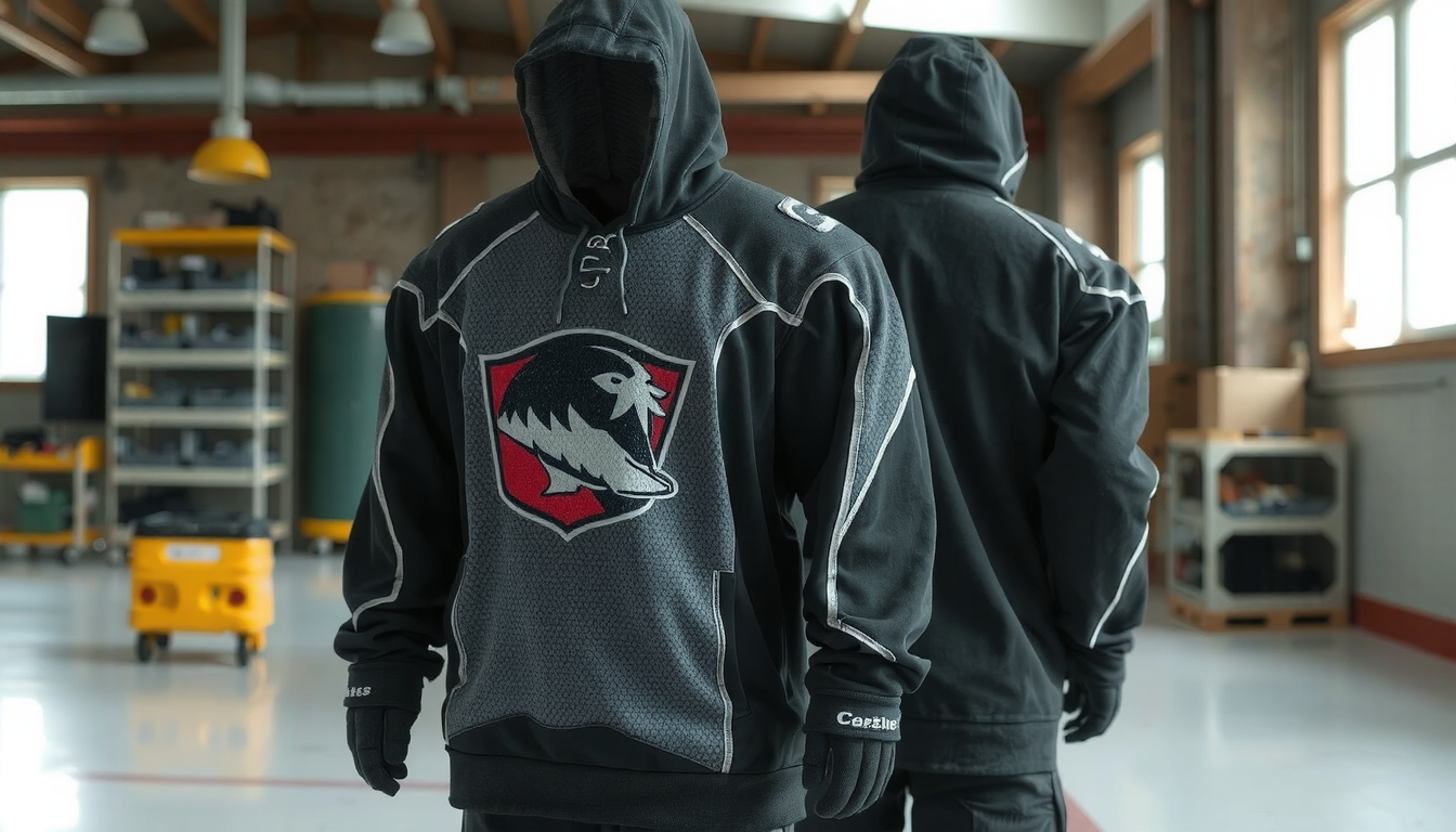 custom hockey hoodie