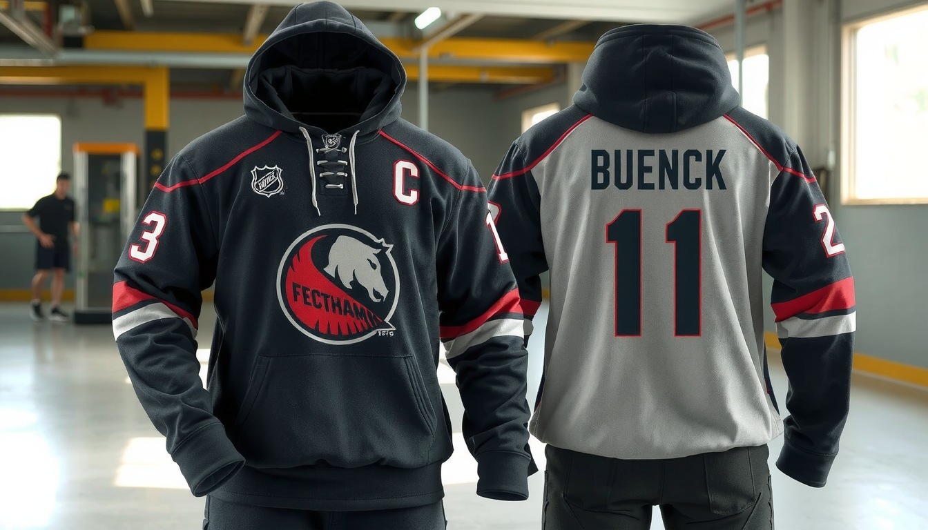 custom hockey hoodies
