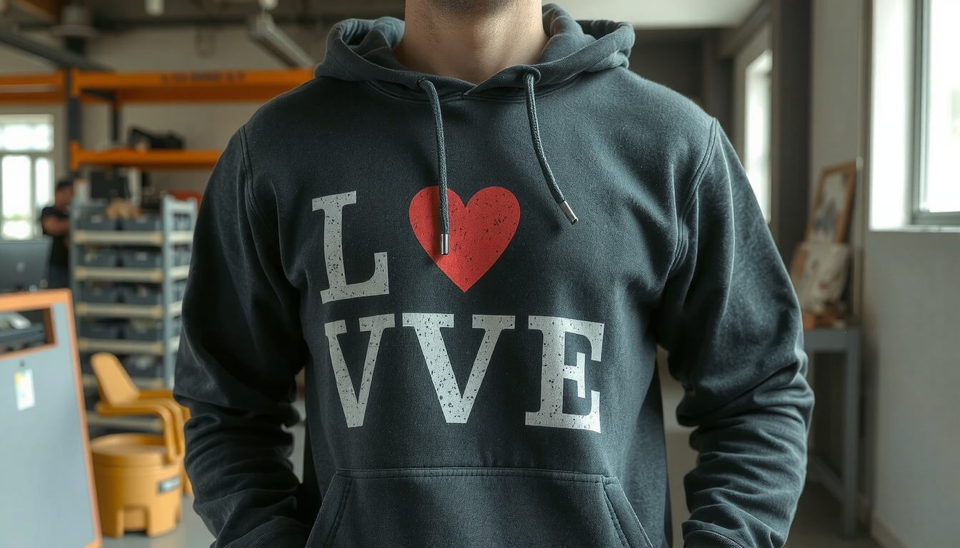 custom love hoodie