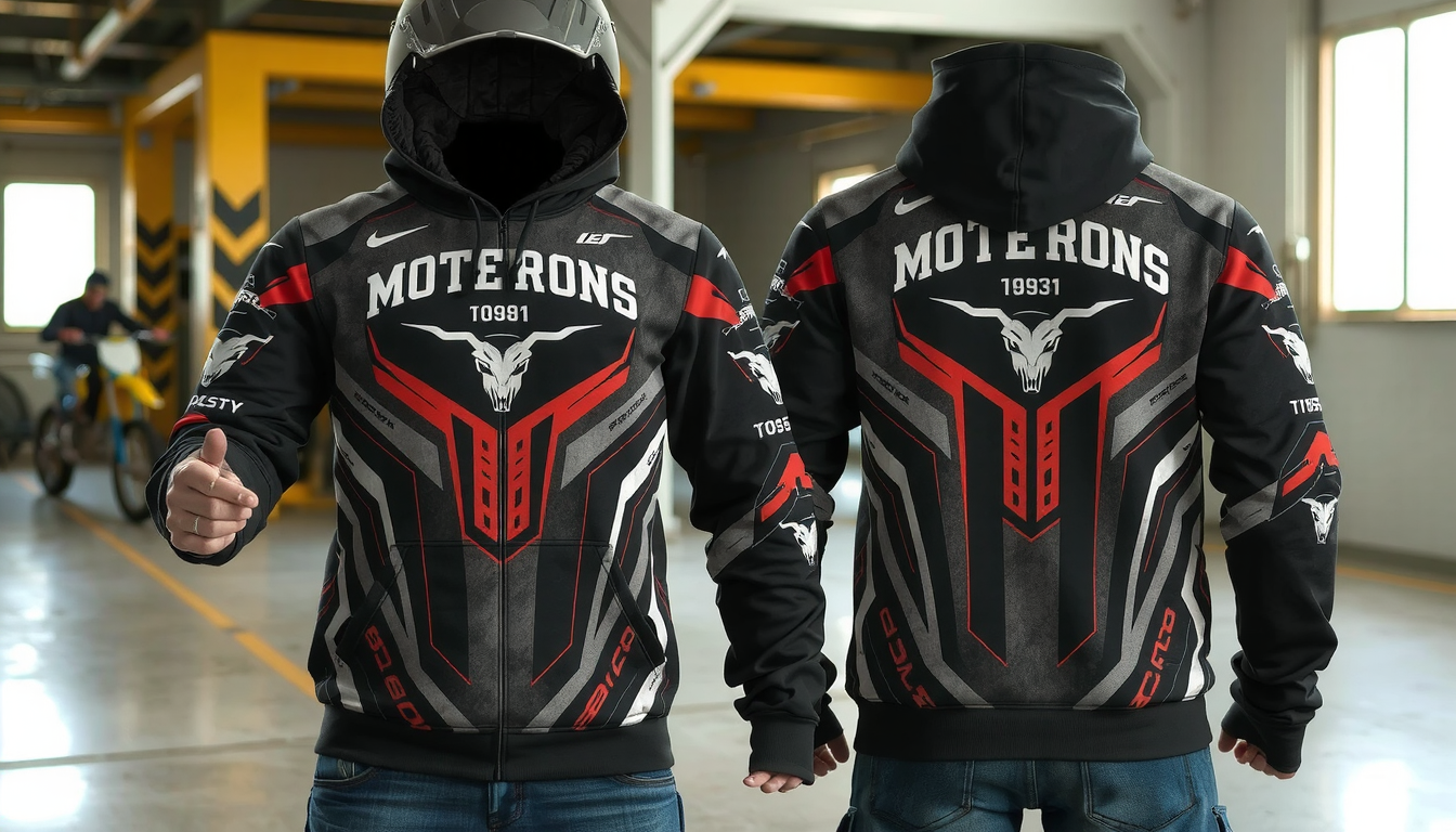 custom motocross hoodies