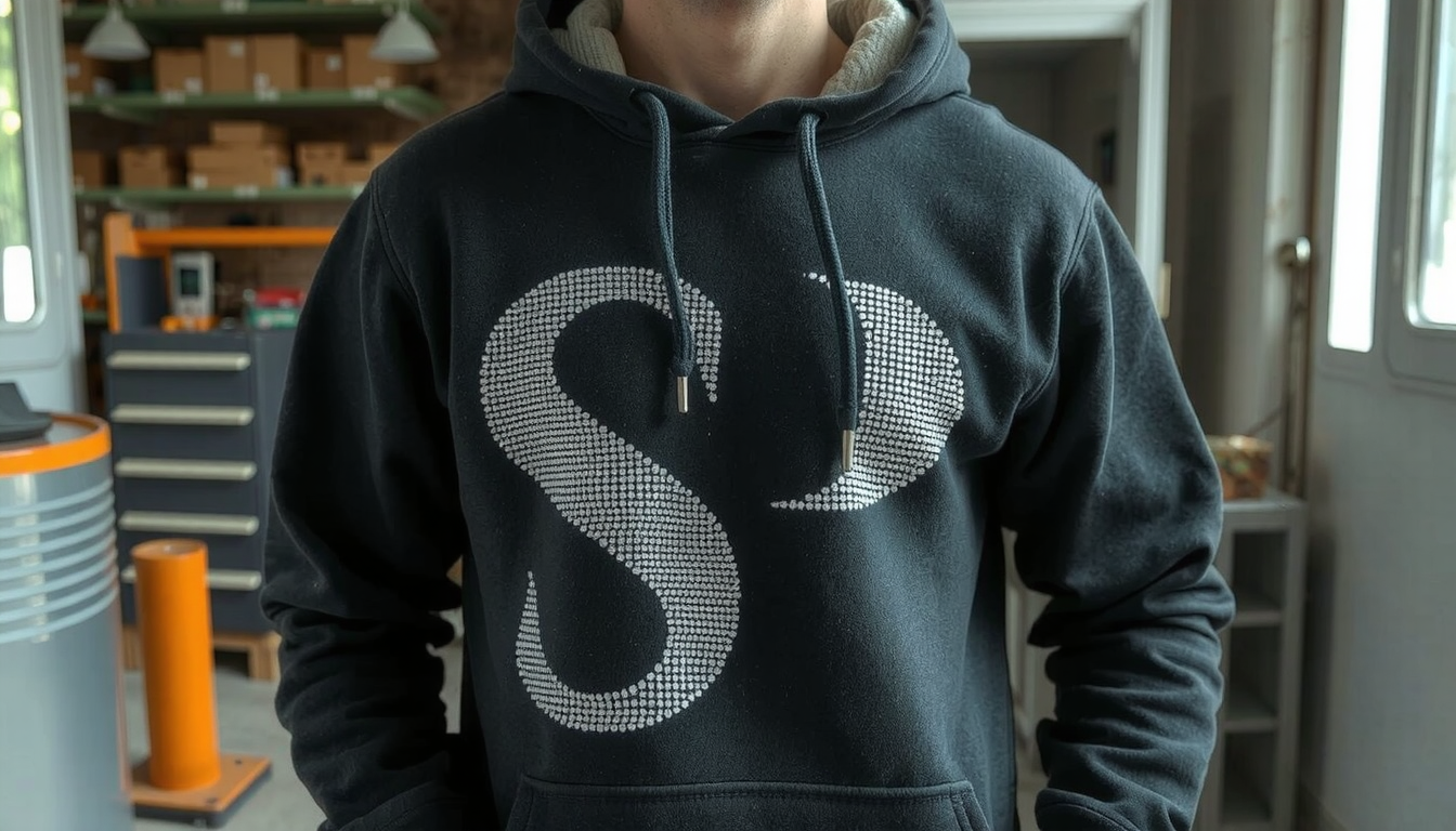 custom rhinestone hoodie